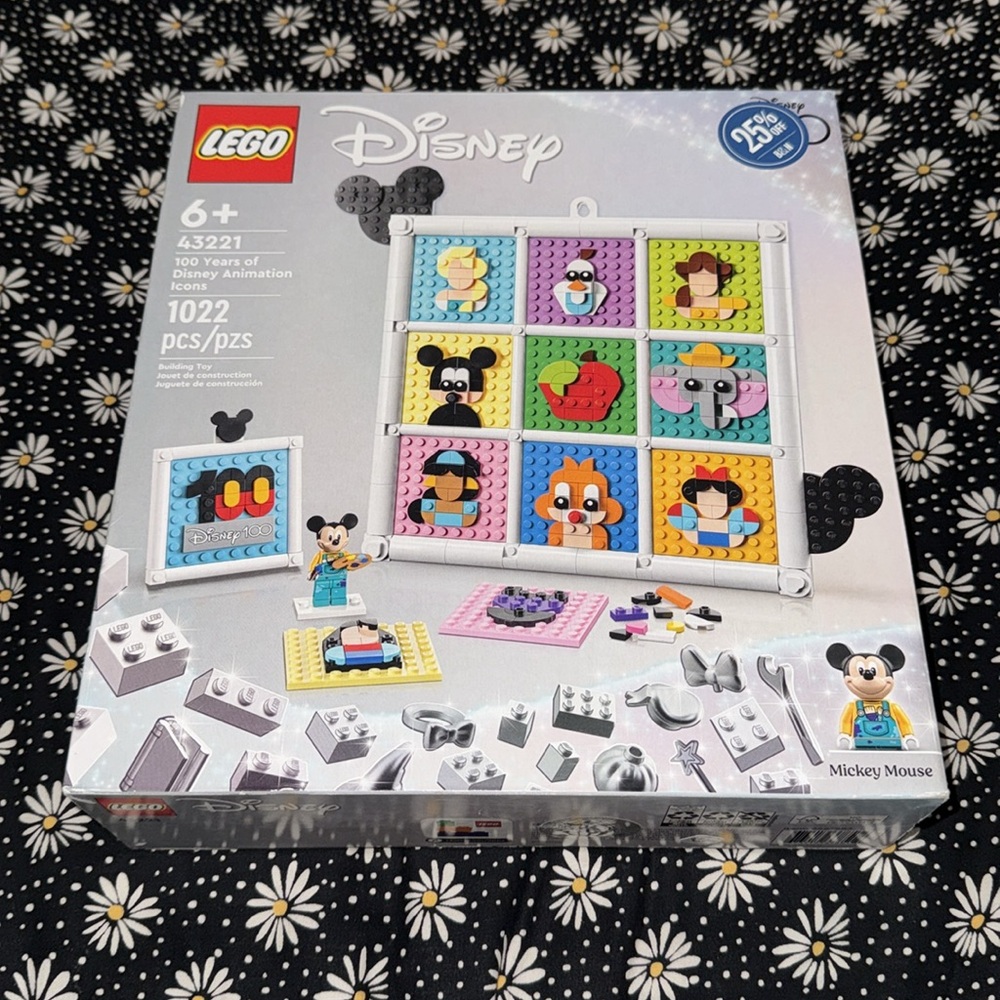 LEGO® Disney Classic 100 Years of Disney Animation Icons 43221 (Retiring Soon)
